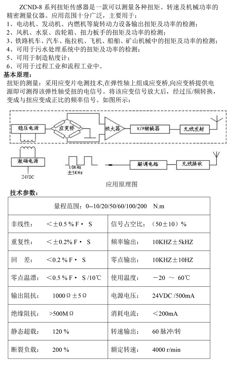 ZCND-8 （0--1000 N.m）