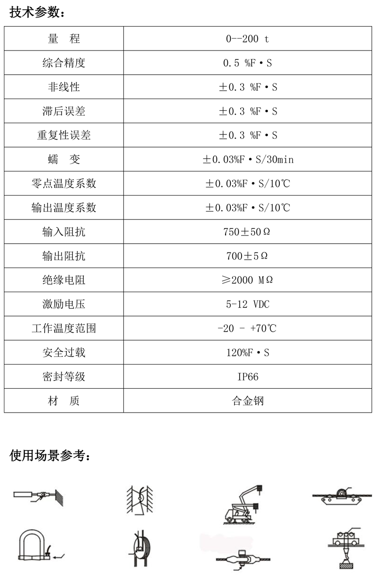 定制200 t 軸銷傳感器